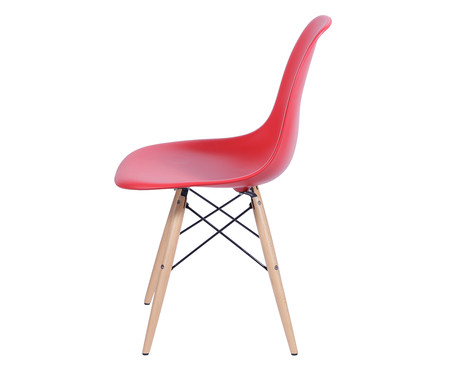 Cadeira Infantil Eames Wood - Vermelha | WestwingNow