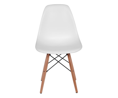 Cadeira Infantil Eames Wood - Branca | Westwing