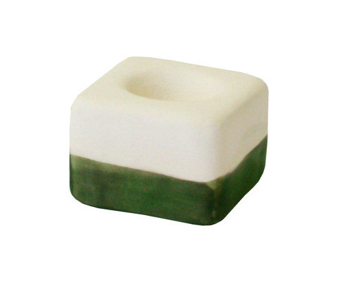 Cubo Aromatizador em Cerâmica Allison - Verde, Verde | WestwingNow