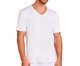 Camiseta Maculina Manga Curta Gola V Em Viscose - Branco, multicolor | WestwingNow