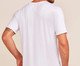 Camiseta Maculina Manga Curta Gola V Em Viscose - Branco, multicolor | WestwingNow
