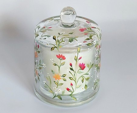 Vela Perfumada com Cloche Flores do Campo - Especiarias | Westwing