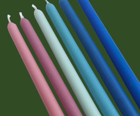 Jogo de Velas para Castiçal Mix and Match Rosê e Azul | Westwing