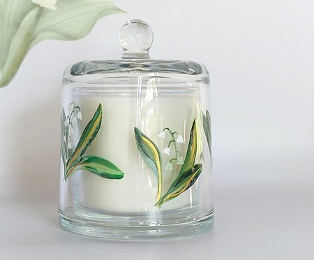 Vela Perfumada com Cloche Muguet - Lavanda | Westwing