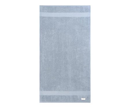 Jogo de Toalhas Fio Penteado Canelado Banho Azul | Westwing