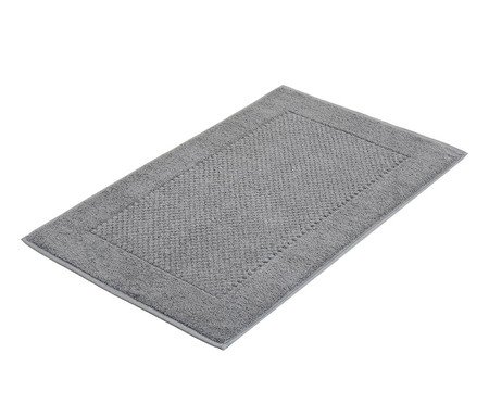 Jogo de Toalhas Fio Penteado Canelado Banho Cinza | Westwing