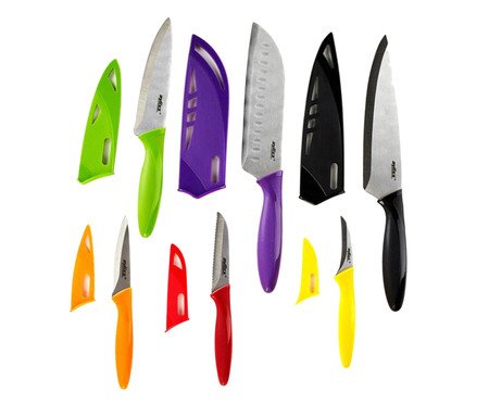 Jogo de Facas em Inox com Capa Zyliss | Westwing