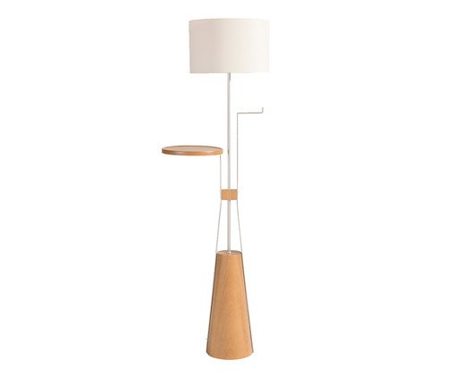 Abajur com Cúpula Nature Cru, wood pattern | WestwingNow