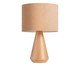 Abajur com Cúpula Bouclê Areia Garabe Cônico Castanho, wood pattern | WestwingNow