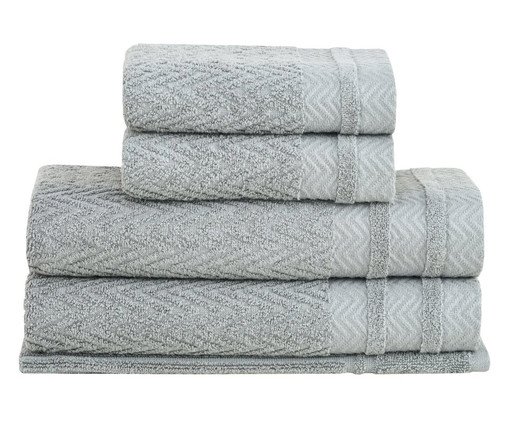 Jogo de Toalhas Soul Extra Soft Cinza 5 peças, beige | WestwingNow
