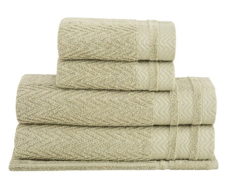 Jogo de Toalhas Soul Extra Soft Kaki 5 peças | Westwing