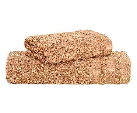 Jogo de Toalhas Soul Extra Soft Caramelo 2 peças | Westwing