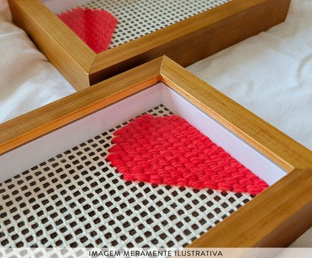 Quadro Juntinhos Vermelho | Westwing