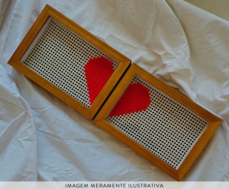 Quadro Juntinhos Vermelho | Westwing