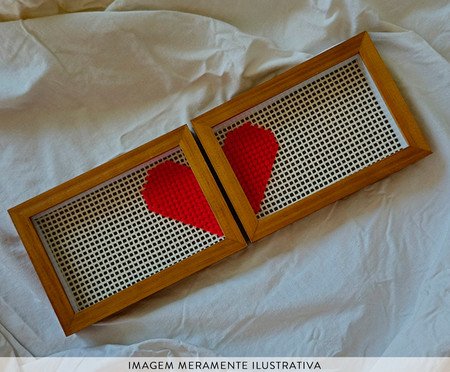 Quadro Juntinhos Vermelho | Westwing