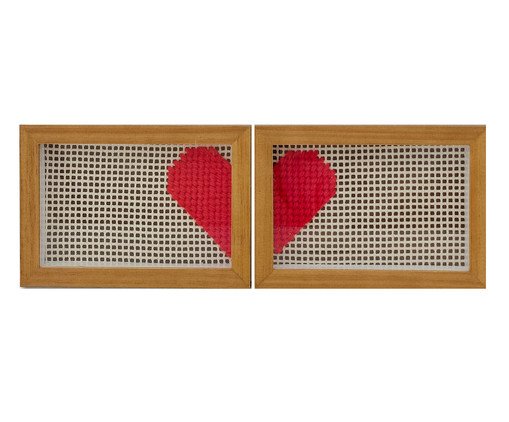 Quadro Juntinhos Vermelho, red | WestwingNow