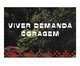 Cartaz Decorativo Viver Demanda Coragem Branco, white | WestwingNow