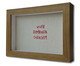 Quadro Viver Demanda Coragem Vermelho, red | WestwingNow
