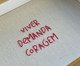 Quadro Viver Demanda Coragem Vermelho, red | WestwingNow