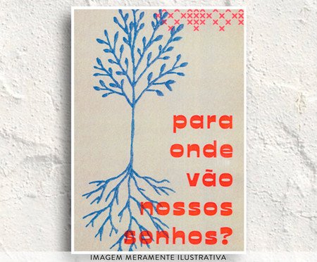 Cartaz de Parede Sonhos Vermelho | Westwing