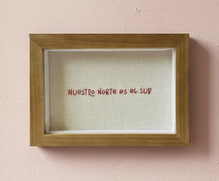 Quadro Nuestro Norte Vermelho | Westwing