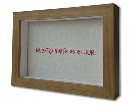 Quadro Nuestro Norte Vermelho | Westwing