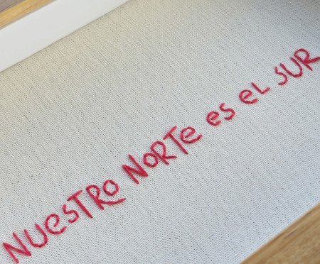 Quadro Nuestro Norte Vermelho | Westwing