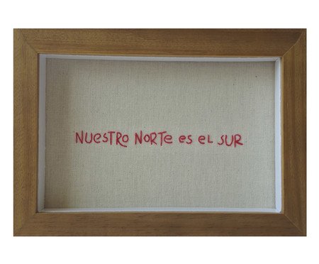 Quadro Nuestro Norte Vermelho | Westwing