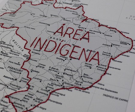Quadro Área Indígena Vermelho | Westwing