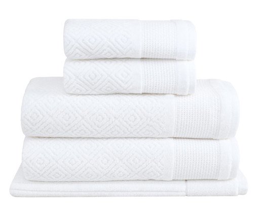 Jogo de Toalhas Kyoto Branco 5 peças, beige | WestwingNow