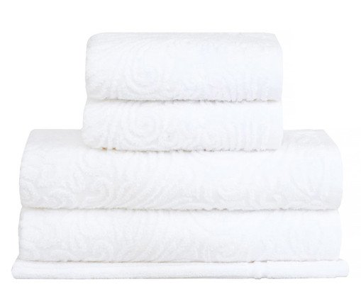 Jogo de Toalhas Liz Extra Soft Branco 5 peças, beige | WestwingNow