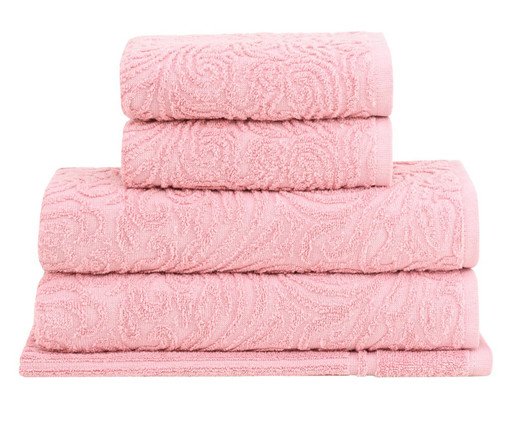 Jogo de Toalhas Liz Extra Soft Rosa 5 peças, beige | WestwingNow