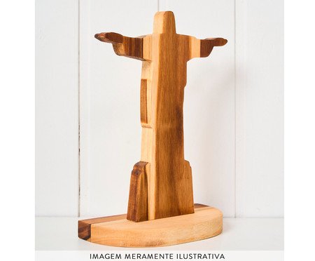 Escultura Cristo Redentor Teca | Westwing