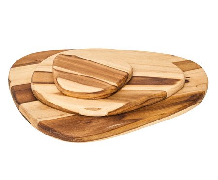 Conjunto Tábua Teca Orgânica