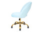 Cadeira de Escritório em Veludo Barbarella - Azul Claro, Azul Claro | WestwingNow