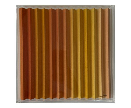 Quadro Degradê Laranja B