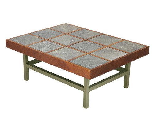 Mesa de Centro Madero Médio Verde e Verde, green | WestwingNow