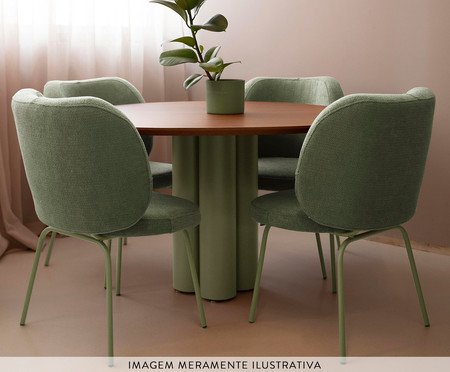 Mesa de Jantar Maxi Pequena Verde | Westwing