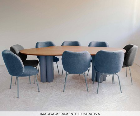 Mesa de Jantar Maxi Grande Azul | Westwing