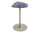 Mesa Lateral Flutuante Pedra Sodalita Bege - Aço, beige | WestwingNow