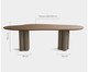 Mesa de Jantar Maxi Grande Marrom, brown | WestwingNow