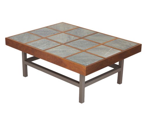 Mesa de Centro Madero Médio Verde e Marrom, brown | WestwingNow