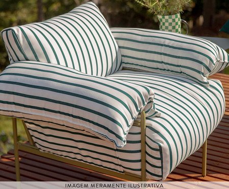 Poltrona Asa Petit Listras Verde | Westwing
