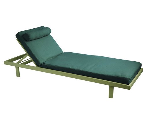 Espreguiçadeira Reclinável Brisa Verde, green | WestwingNow