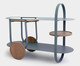 Carrinho de Bar Apolo Azul, blue | WestwingNow