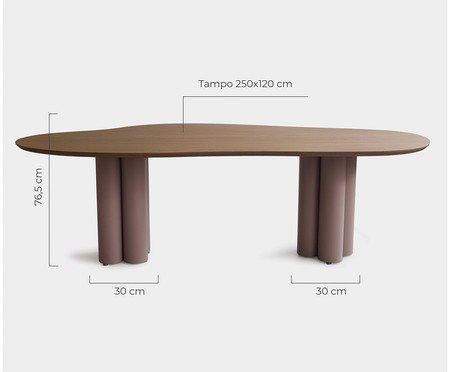 Mesa de Jantar Maxi Grande Rubi | Westwing