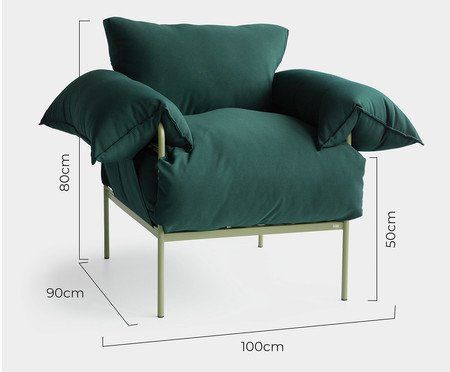 Poltrona Asa Petit Verde | Westwing