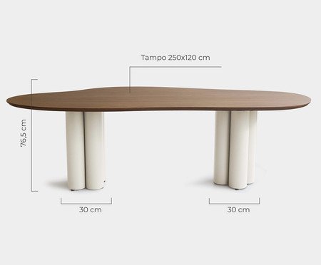 Mesa de Jantar Maxi Grande Porcelana | Westwing