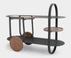 Carrinho de Bar Apolo Preto, black | WestwingNow