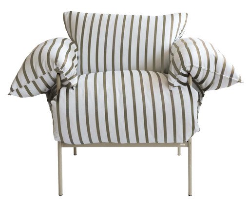 Poltrona Asa Petit Listras Bege, beige | WestwingNow